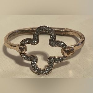 Gold plated bangle bracelet